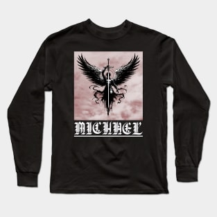 St. Michael the Archangel: Defender of Heaven, Slayer of Evil Long Sleeve T-Shirt